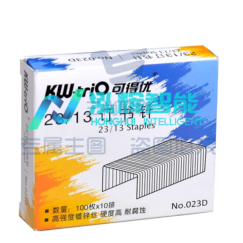 可得优(KW-triO)023D 23/13重型订书钉(单位：盒)