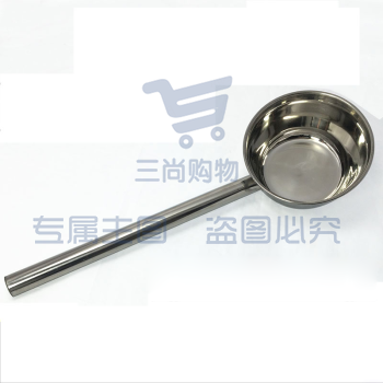 巨联(JULIAN)  不锈钢 水瓢水勺  厨房水壳 打汤勺 水漂 粥勺 水舀子 食堂商用大号 18*9*35cm
