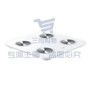 华为智能体脂秤 3 电子秤体重秤家用 14项身体数据/检测精准/WiFi蓝牙双连接 支持安卓&amp;iOS 雅致白