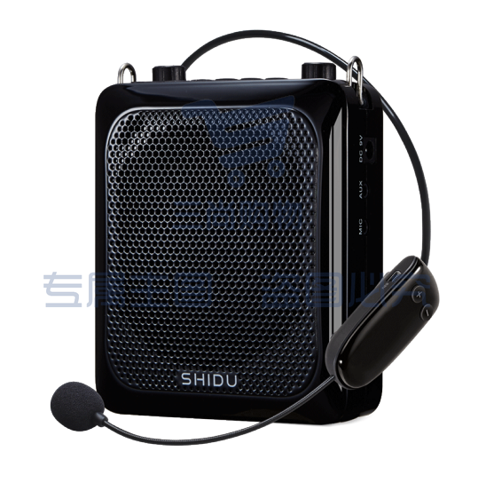 十度 S28小扩音器教师用 无线小蜜蜂扩音器喇叭 蓝牙款(经典黑 天空蓝 玫瑰红三色可选)