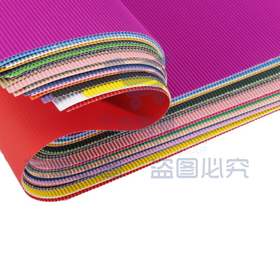 瓦楞纸 手工材料手工纸 50*70CM  50张/包 彩色瓦楞纸