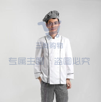 佳奥厨师服 厨房酒店服务员工作服长袖炊事服 尺寸备注 单独购买2套起售偏远地区下单请电话咨询