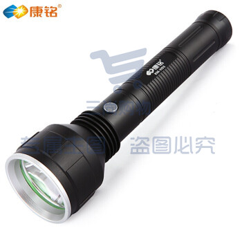 康铭 LED铝合金强光手电筒充电式锂电池户外手电 KM-H03