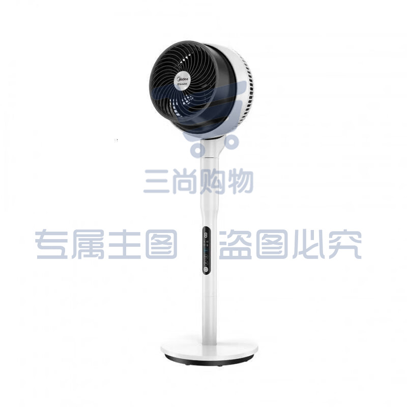 美的 Midea FGD18XCR电风扇定时遥控空气循环扇360度摇头落地扇直流变频低音远程强风智能