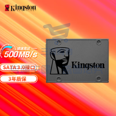 金士顿(Kingston) 480GB SSD固态硬盘 SATA3.0接口 A400系列 台式升级 上门安装系统