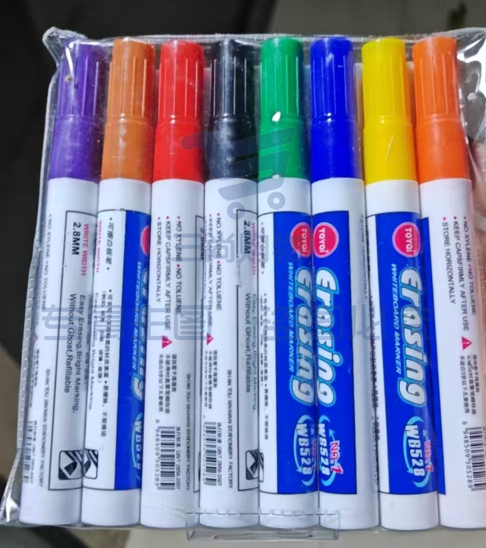 可擦白板笔 红色 8支/盒