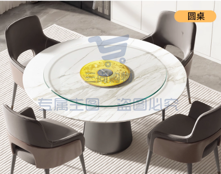 圆形钢化玻璃转盘 直径80cm  可旋转  圆形转盘