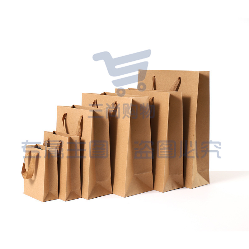 牛皮纸袋 手提袋广告打包礼品 量大可印logo
